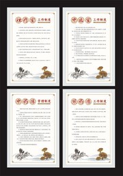 中医制度展板四件套