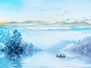 ɽˮ���ڻ�����ǽ