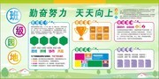 校园班级园地宣传栏设计矢量素材