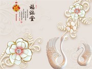 3D�����鱦����������屳��ǽ