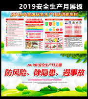 2019全国安全生产月主题小报