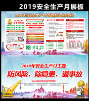 2019年安全月知识宣传展板