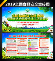2019食品安全宣传周主题设计图