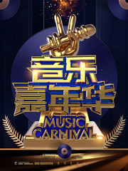 音乐嘉年华宣传海报设计