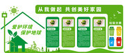 从我做起共创美好家园环保文化墙