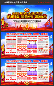2019安全生产月知识宣传图片