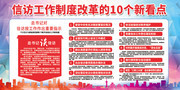 信访工作制度展板图片下载