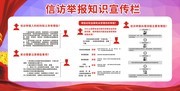 信访举报知识宣传栏设计图片模板