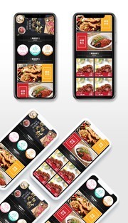餐饮美食移动端首页和详情页设计