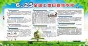 2019全国土地日宣传展板图片
