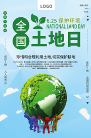 全国土地日宣传海报图片