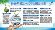 2019全国土地日展板