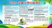6.25日全国土地日宣传栏