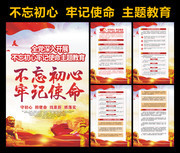 初心使命宣传挂图