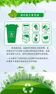垃圾分类展板图片下载