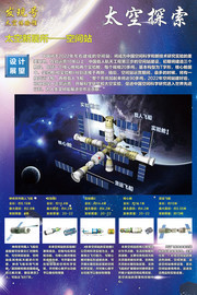 太空探索之空间站宣传挂图