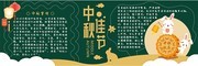 八月十五中秋佳节学校黑板报