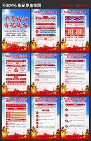 2019不忘初心牢记使命宣传挂图下载