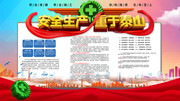 安全生产展板图片素材
