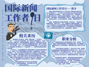 国际新闻工作者日清新手抄报