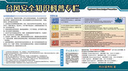 简约台风安全知识宣传栏图片