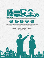 质量安全宣传海报