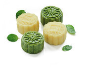 美味绿豆糕图片