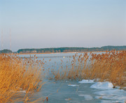 冰河水雪湖风景图片