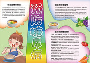 预防糖尿病健康教育小报