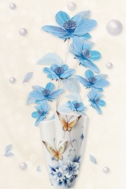 蝶恋花现代隔断屏风图片