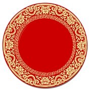 古典花纹圆形底纹图案