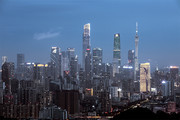 广州市商业中心夜景图片