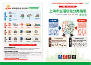 居住区垃圾分类指引单页设计
