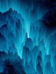 蓝色抽象山脉背景图片素材