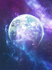 科幻星球抽象背景素材