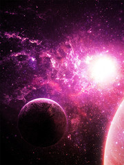 炫酷星球抽象背景