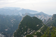 壮观的华山山顶美丽风光图片