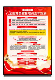 2019-2023全国党员教育培训工作五年规划挂图