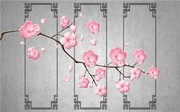 桃花古风背景墙下载