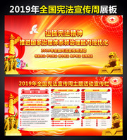 2019年全国宪法宣传周展板设计