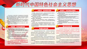 新时代中国特色社会主义思想展板下载