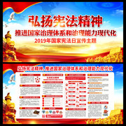 2019全国宪法宣传周主题海报展板