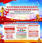 推进我国应急管理体系和能力现代化要求展板