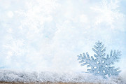 雪花场景背景图片