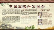 中医医院科室简介展板图片