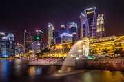 优美城市夜景图片