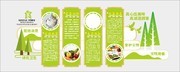 学校饭堂餐厅饮食文化墙图片