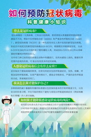  社区预防新型冠状病毒知识展板