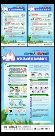 返工上班防疫防护指南挂图