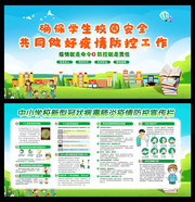 学校疫情防控宣传图设计